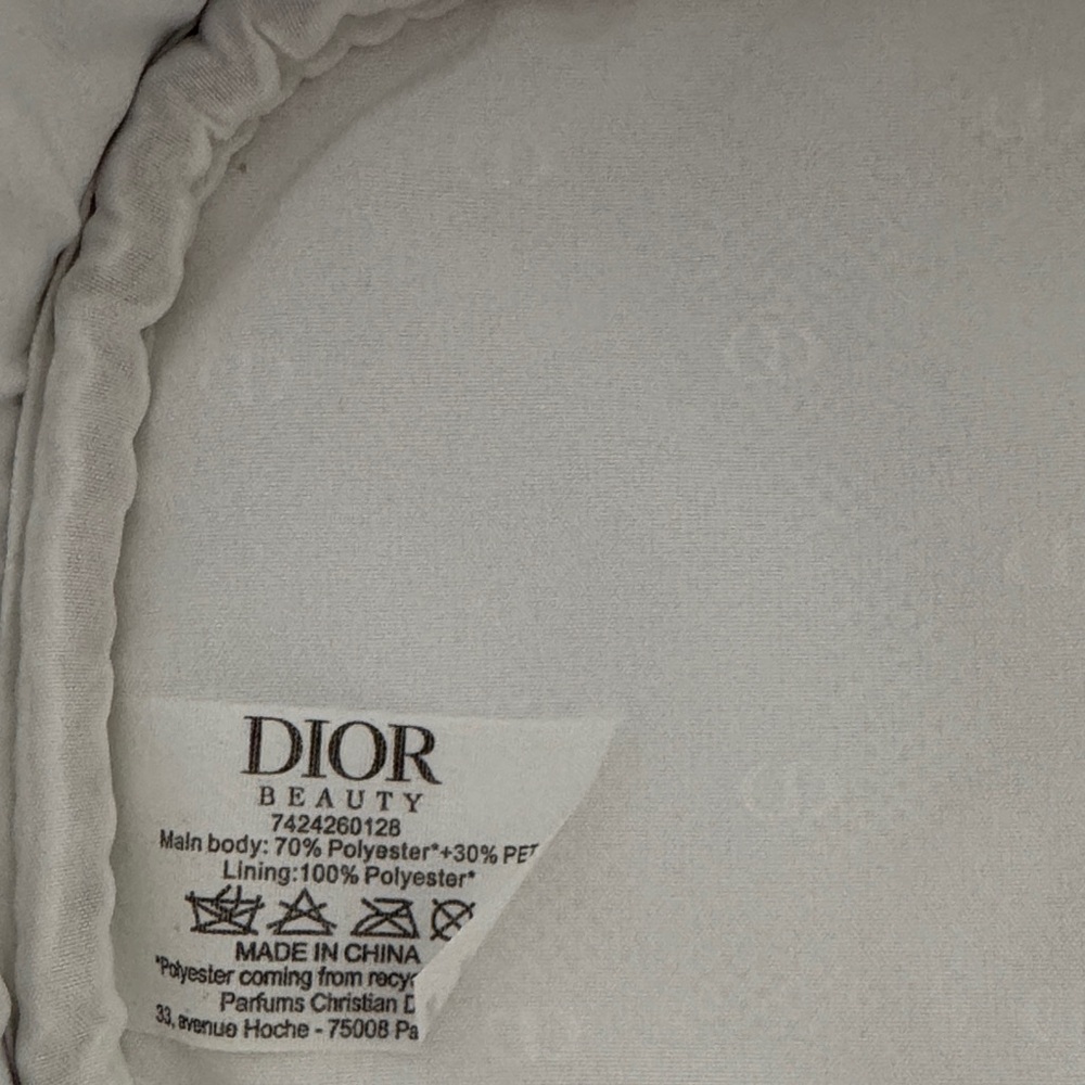 Custom Dior Gold Glitter Pouch Shoulder Bag with Pearl Strap + Dior Lip Set - Picture 6 of 10